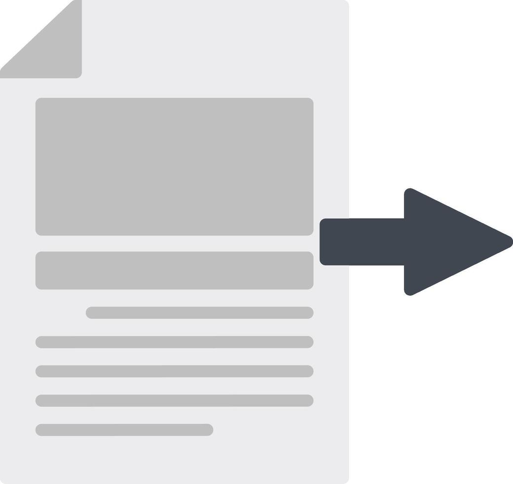 Document Icon Design Symbol vector