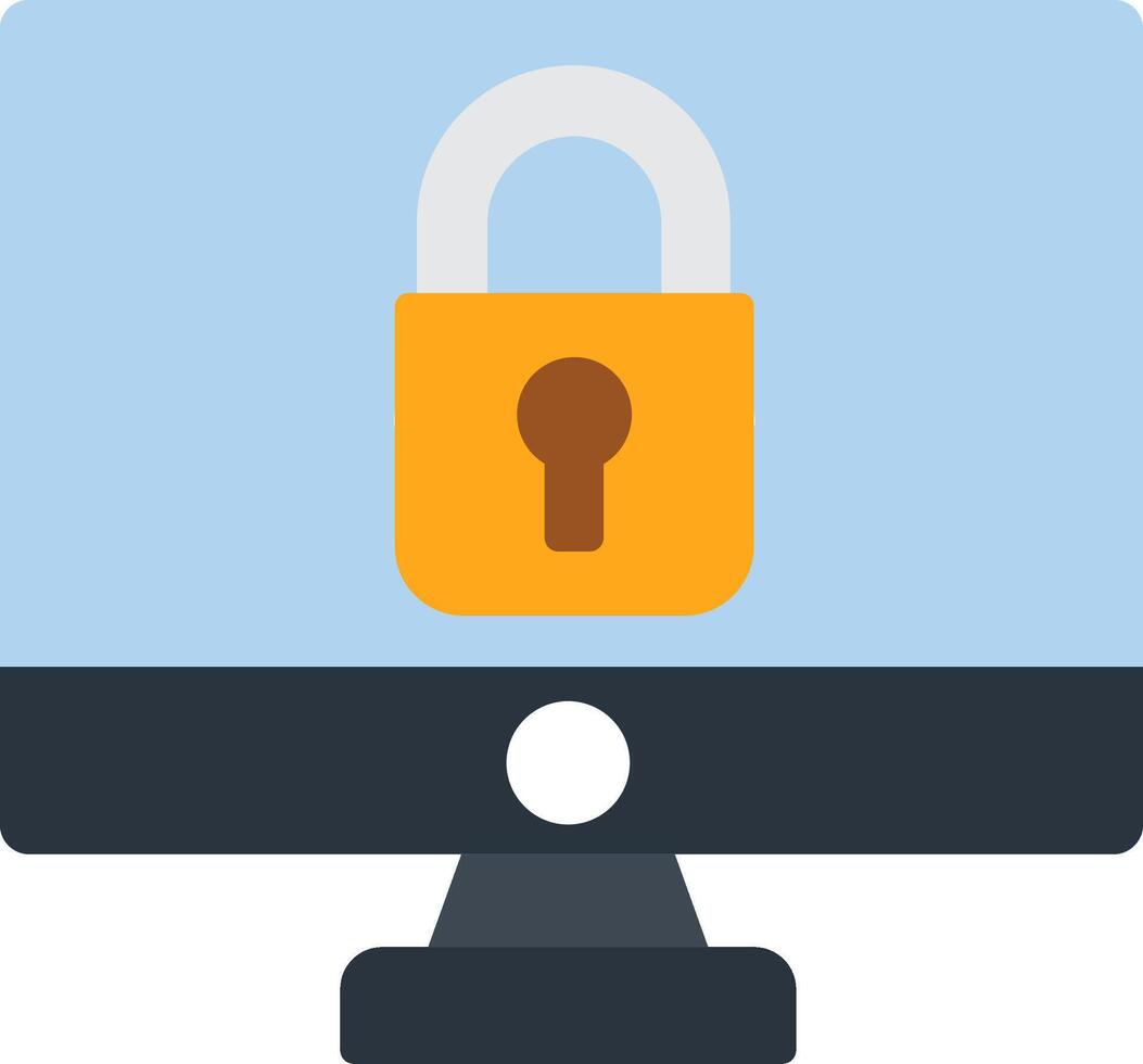 Monitor Icon Design Symbol vector