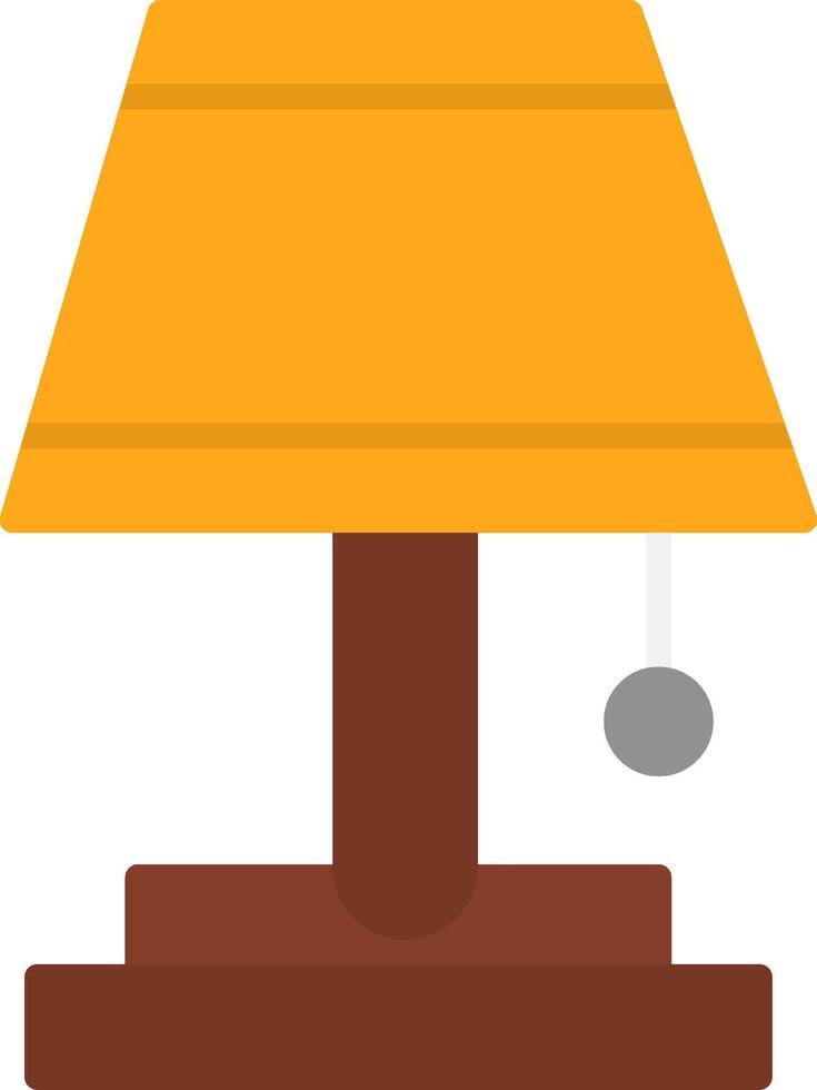 Table Lamp Icon Design Symbol vector