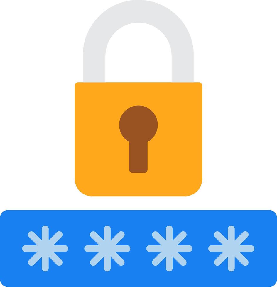 Locked Icon Design Symbol vector