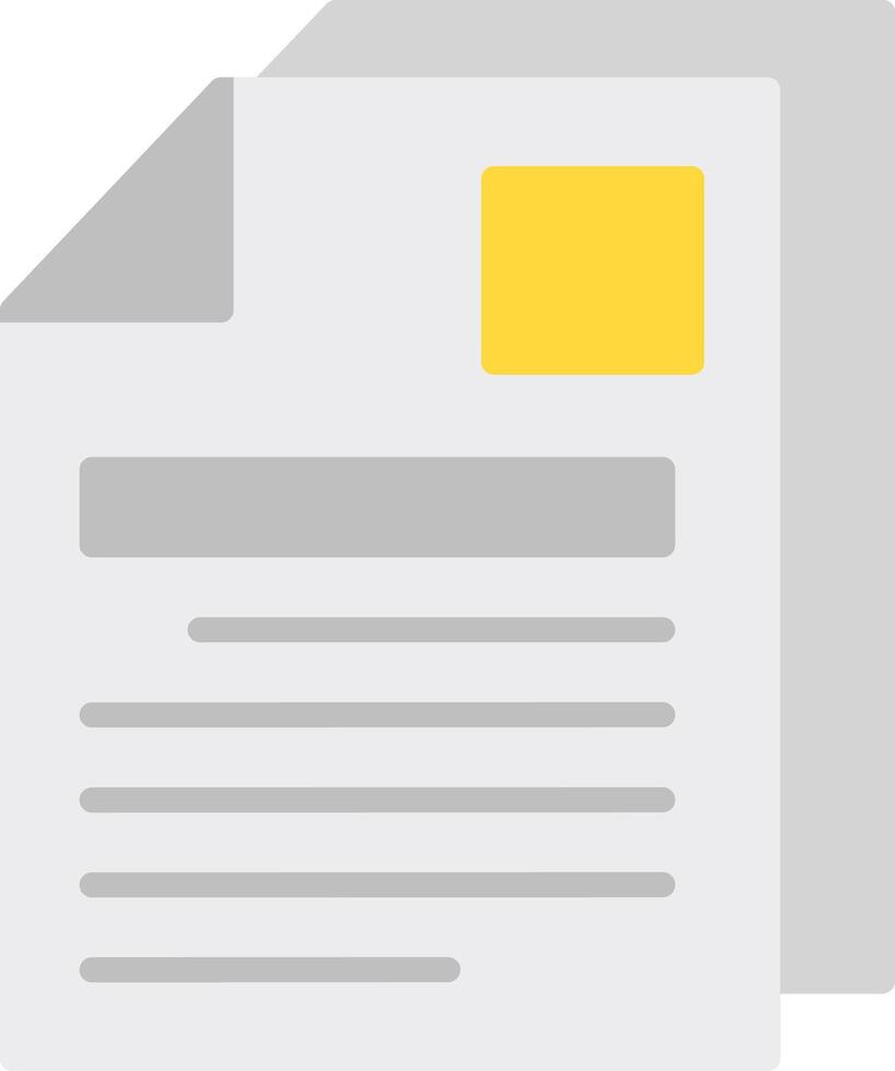 Document Icon Design Symbol vector