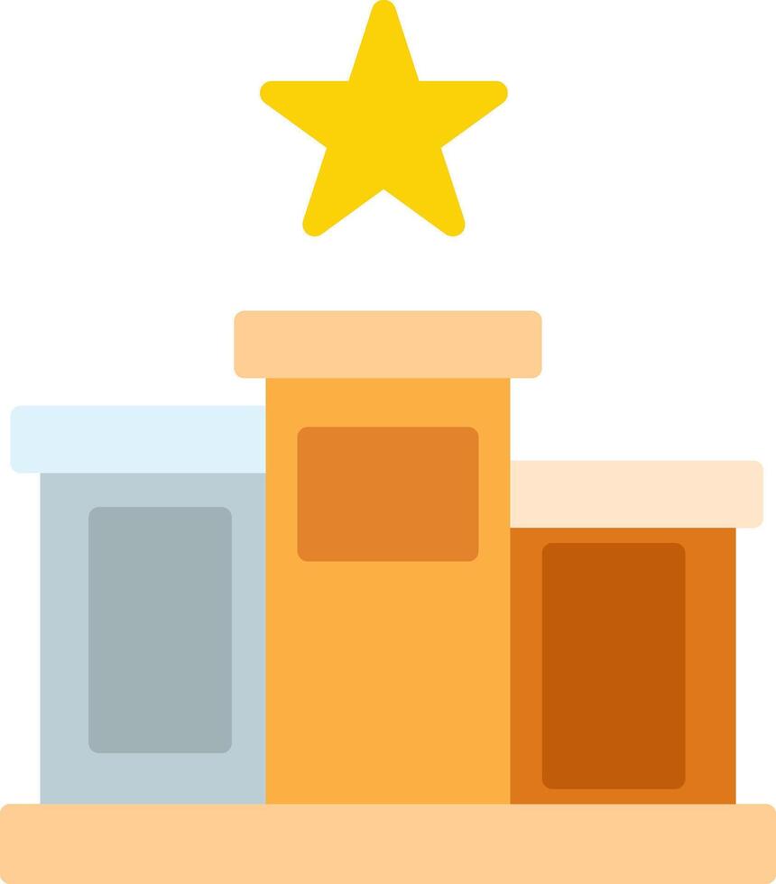 Podium Icon Design Symbol vector