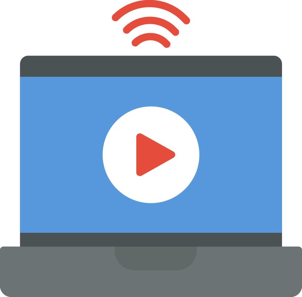Online Streaming Icon Design Symbol vector