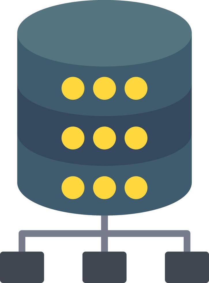 Database Icon Design Symbol vector