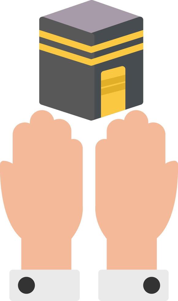 Prayer Icon Design Symbol vector