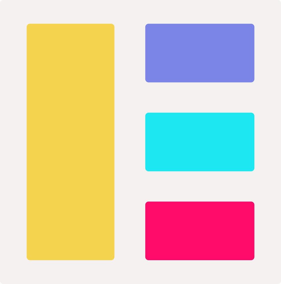 Grid Icon Design Symbol vector