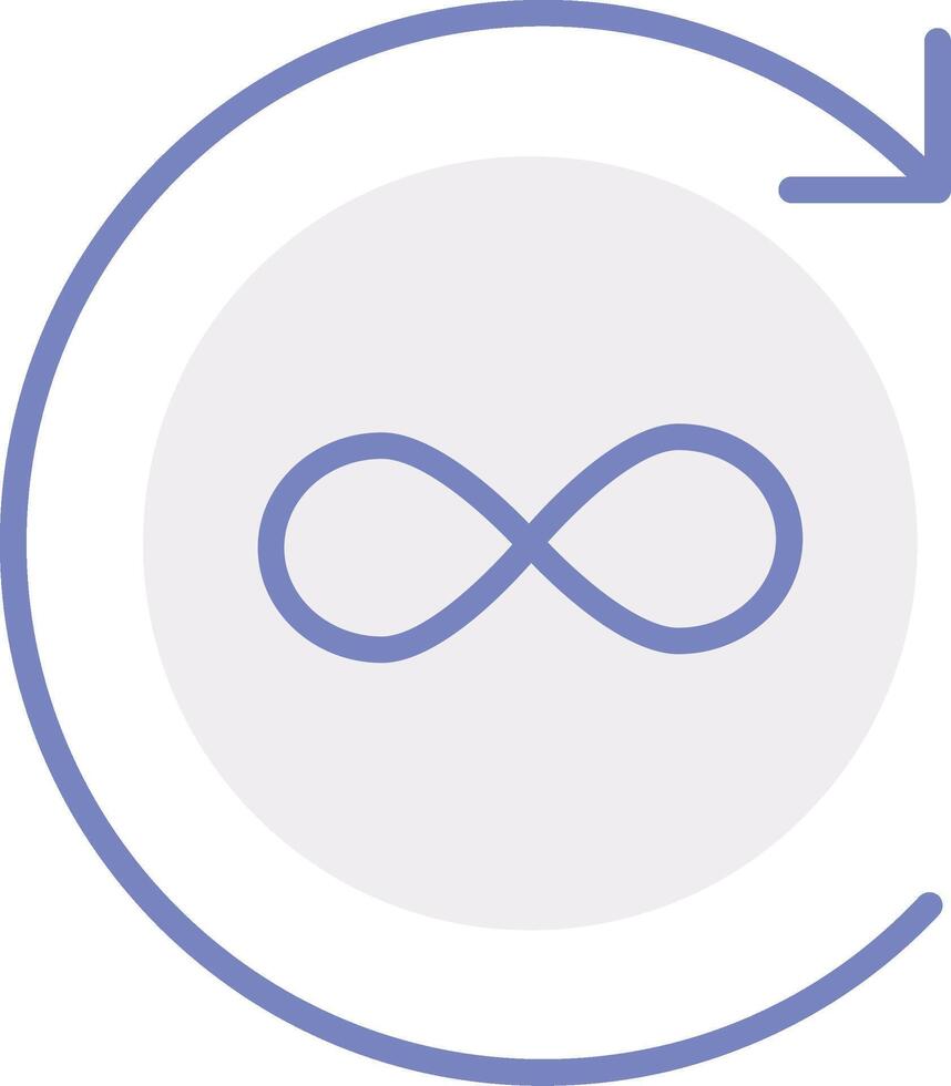 Infinite Icon Design Symbol vector