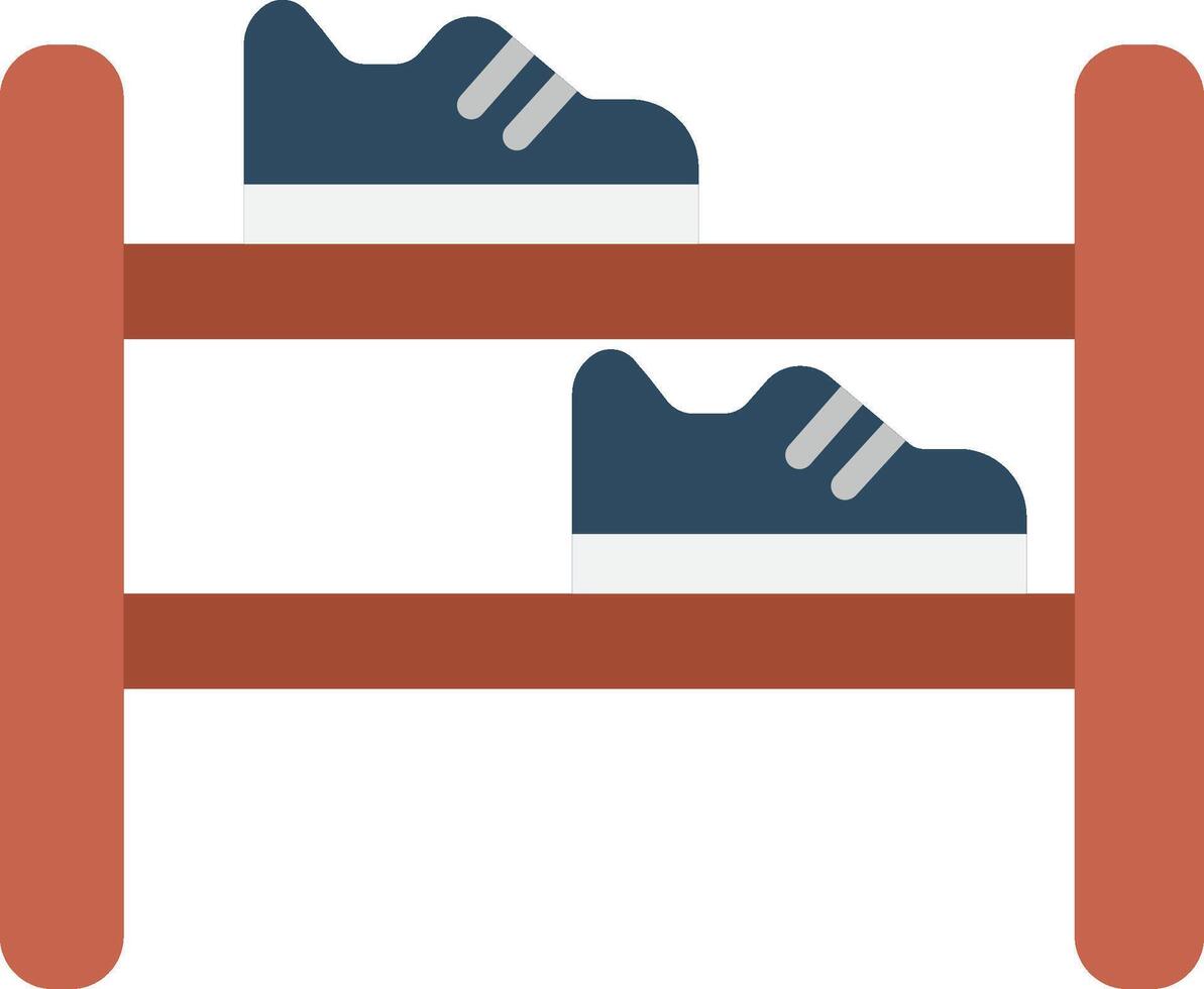 Shoe Rack Icon Design Symbol vector