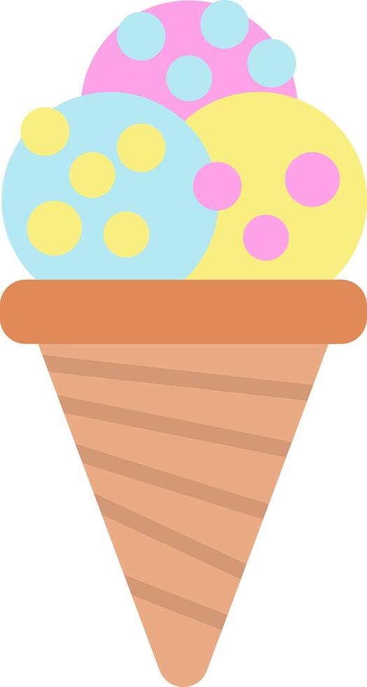 Ice Cream Cone Icon Design Symbol vector