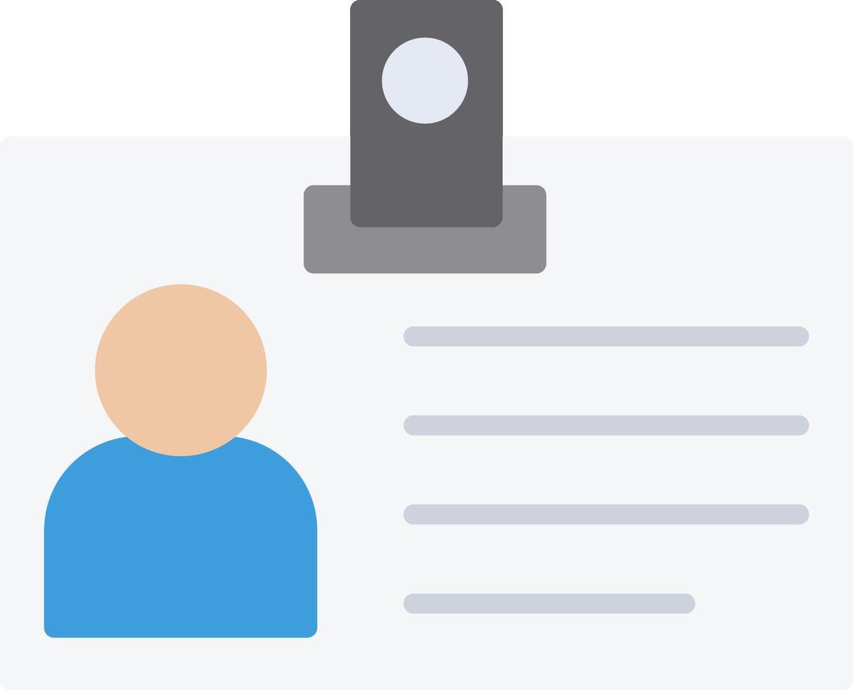 Identification Card Icon Design Symbol vector