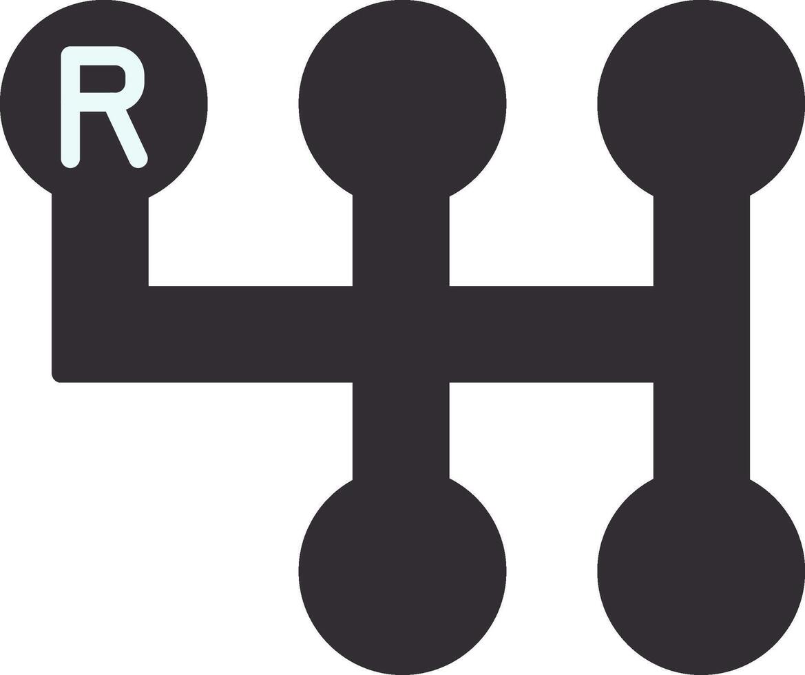 Gearshift Icon Design Symbol vector