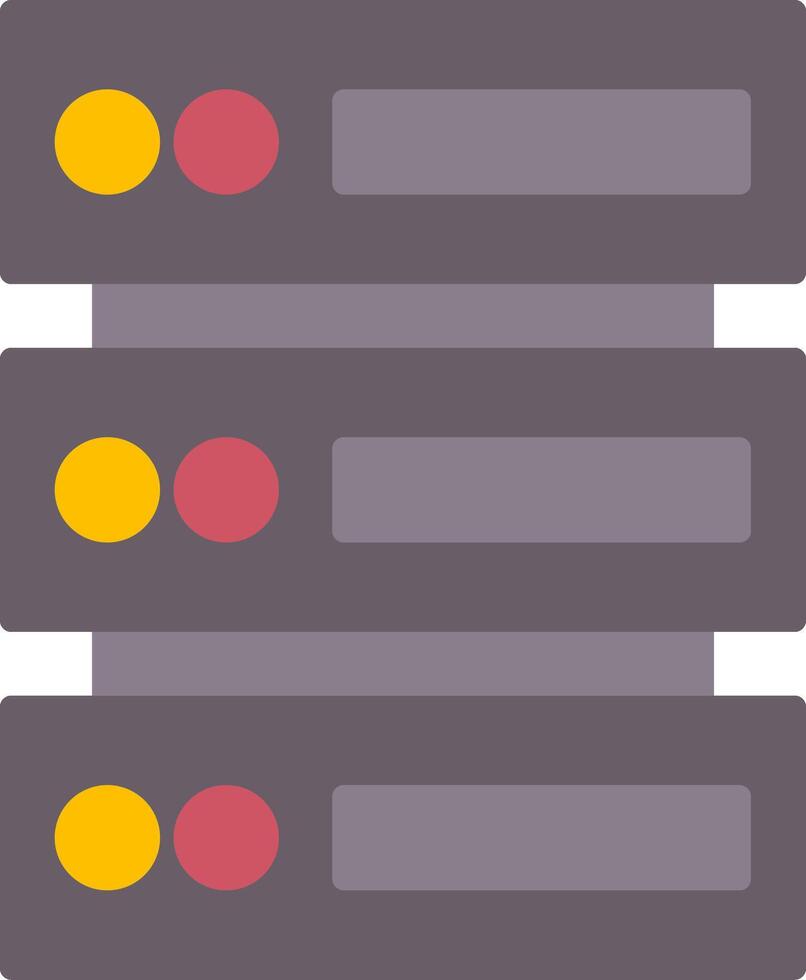 Database Icon Design Symbol vector