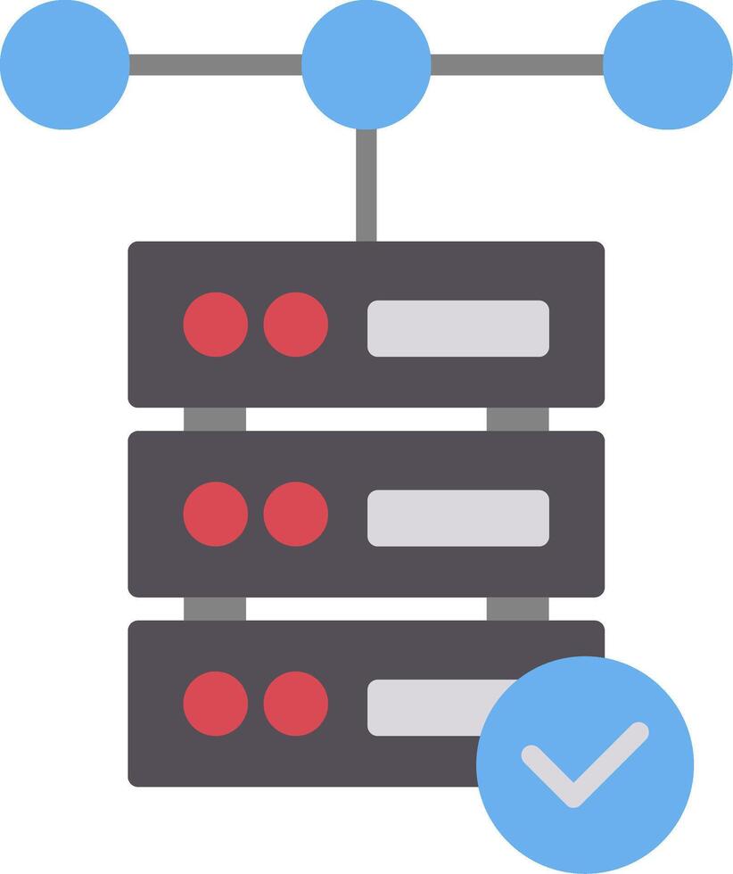 Database Icon Design Symbol vector