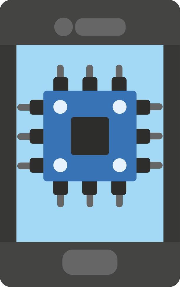 Cpu Icon Design Symbol vector