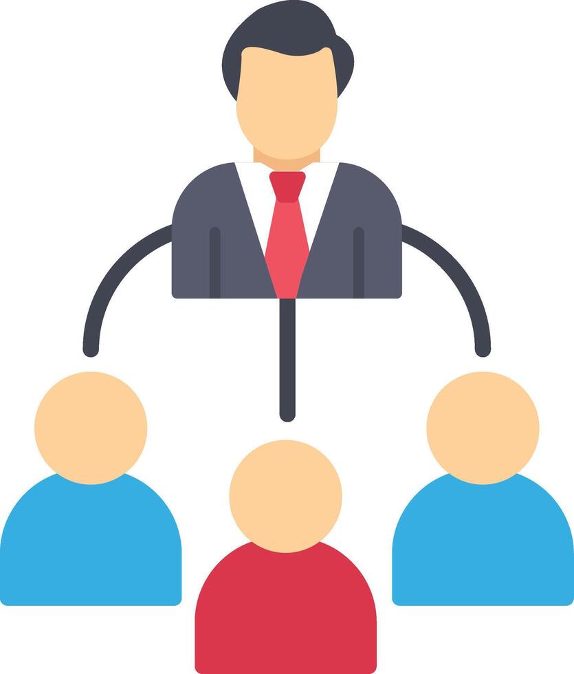Delegate Icon Design Symbol vector