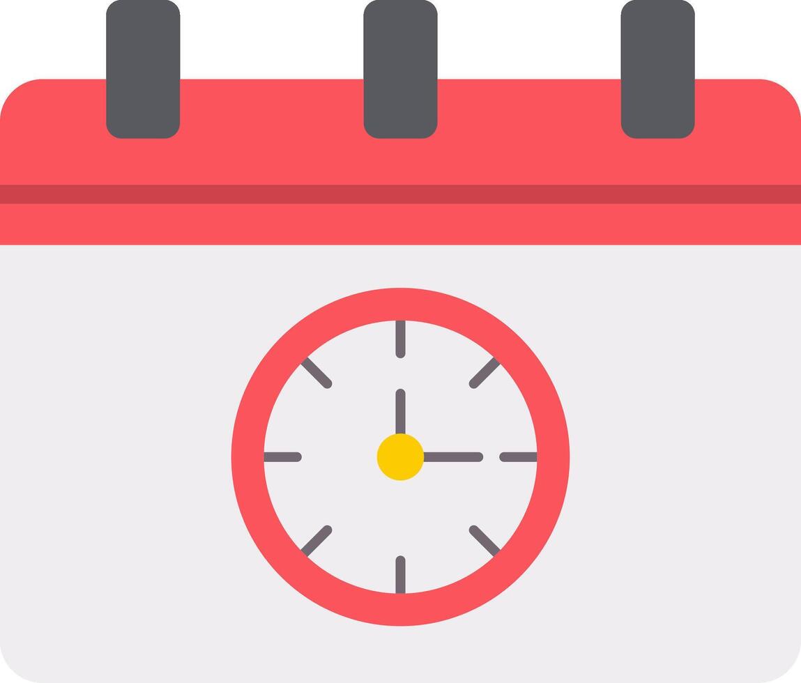 Deadline Icon Design Symbol vector