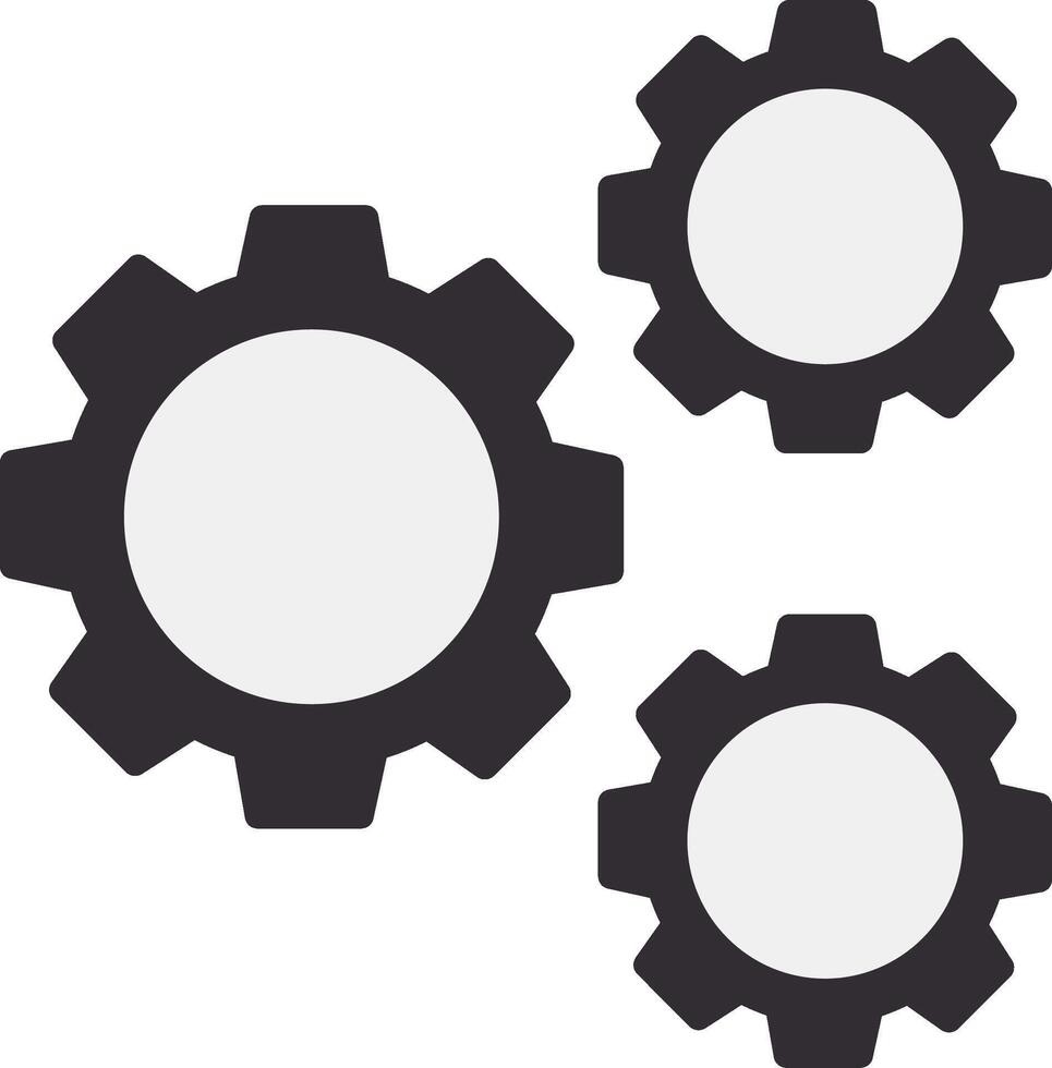 Cogs Icon Design Symbol vector