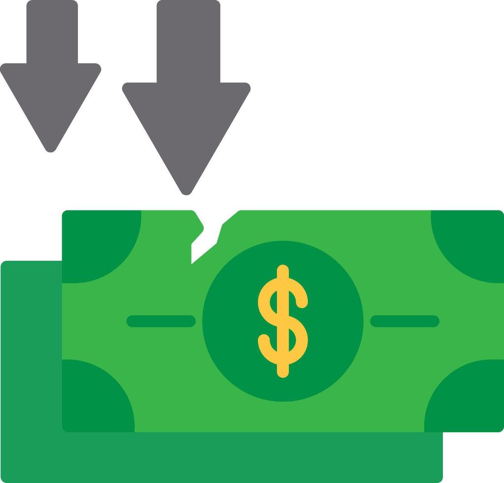 Bankruptcy Icon Design Symbol vector