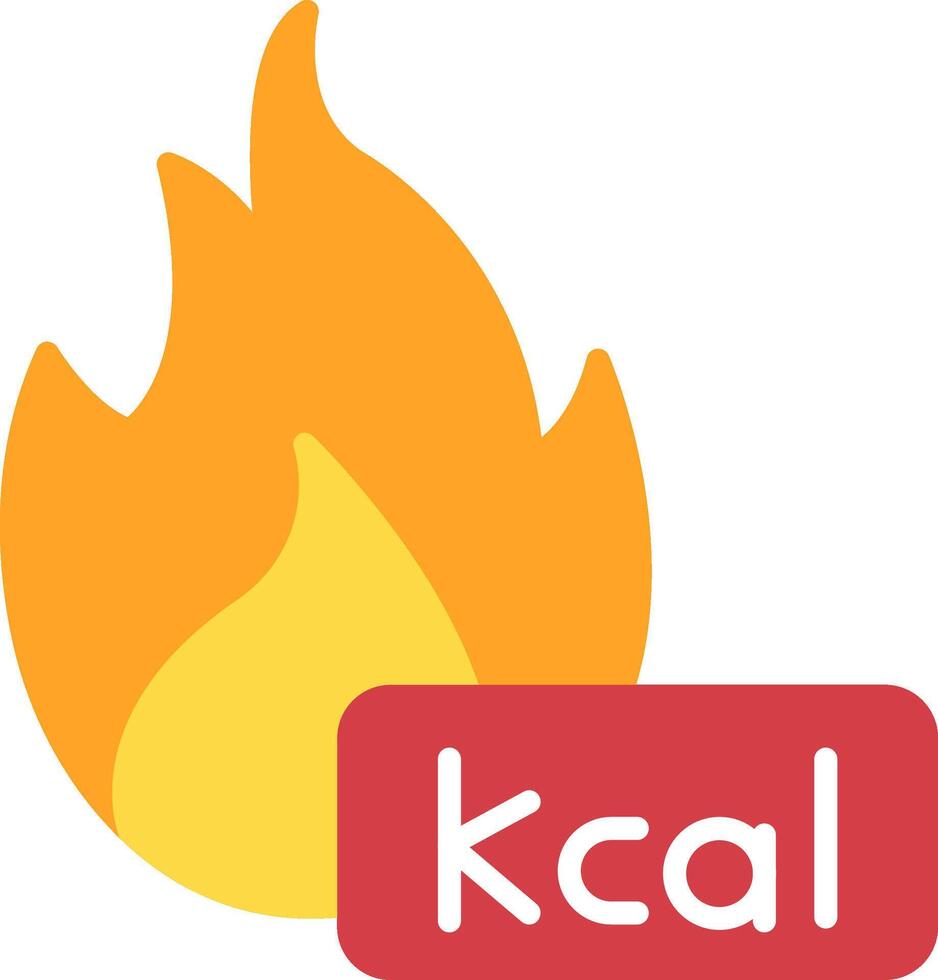 Calories Icon Design Symbol vector