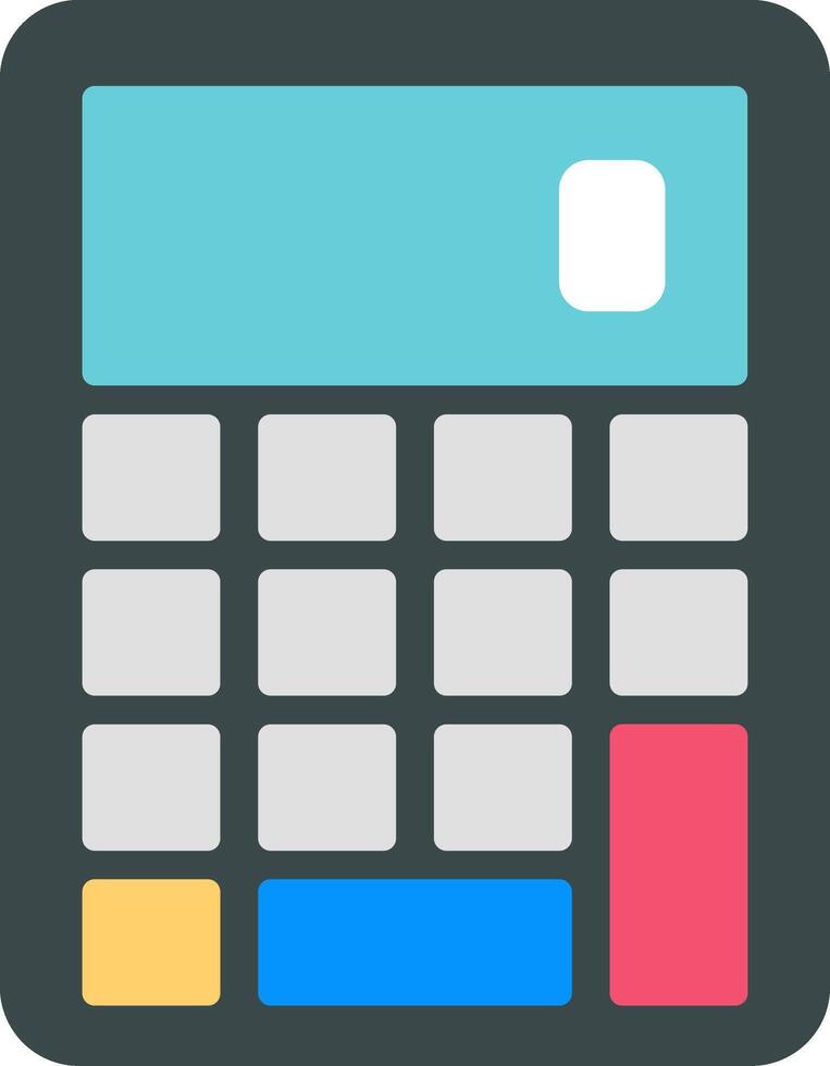 Calculator Icon Design Symbol vector