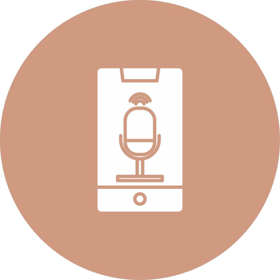 Voice Control Icon Design Symbol vector