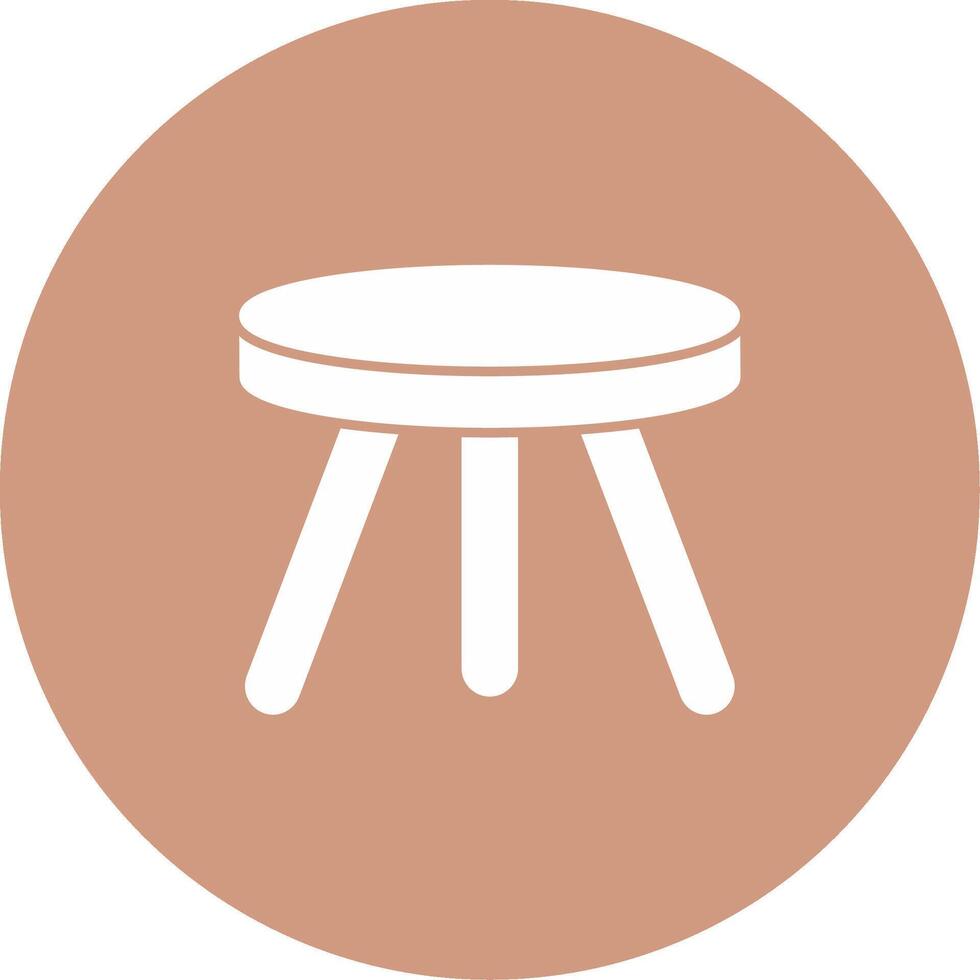 Stool Icon Design Symbol vector
