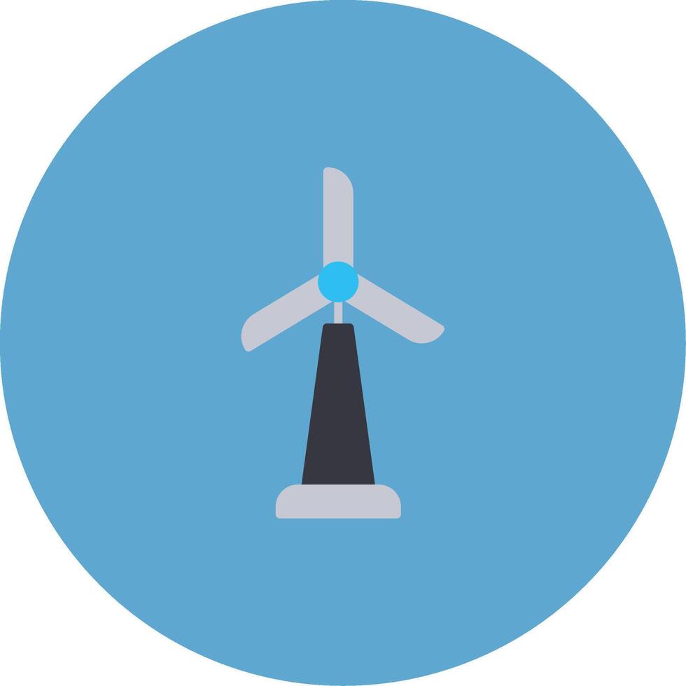 Wind Turbine Icon Design Symbol vector