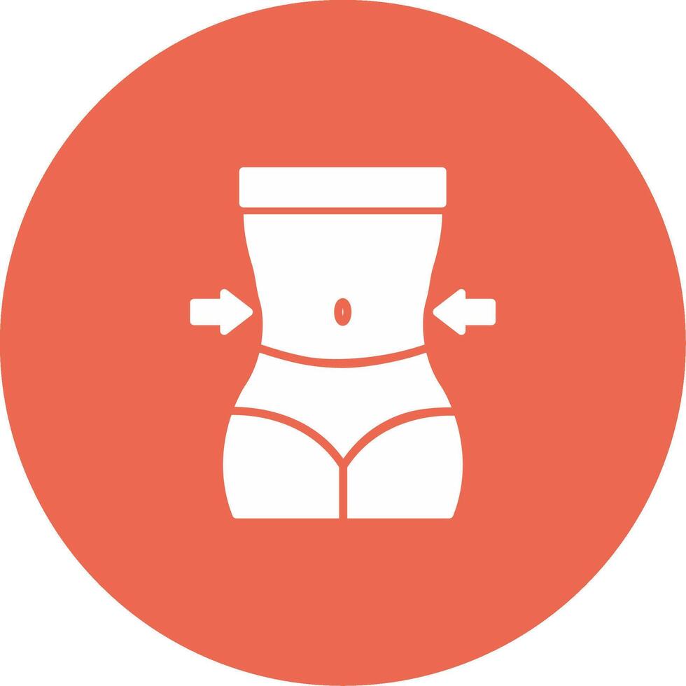 Waist Icon Design Symbol vector