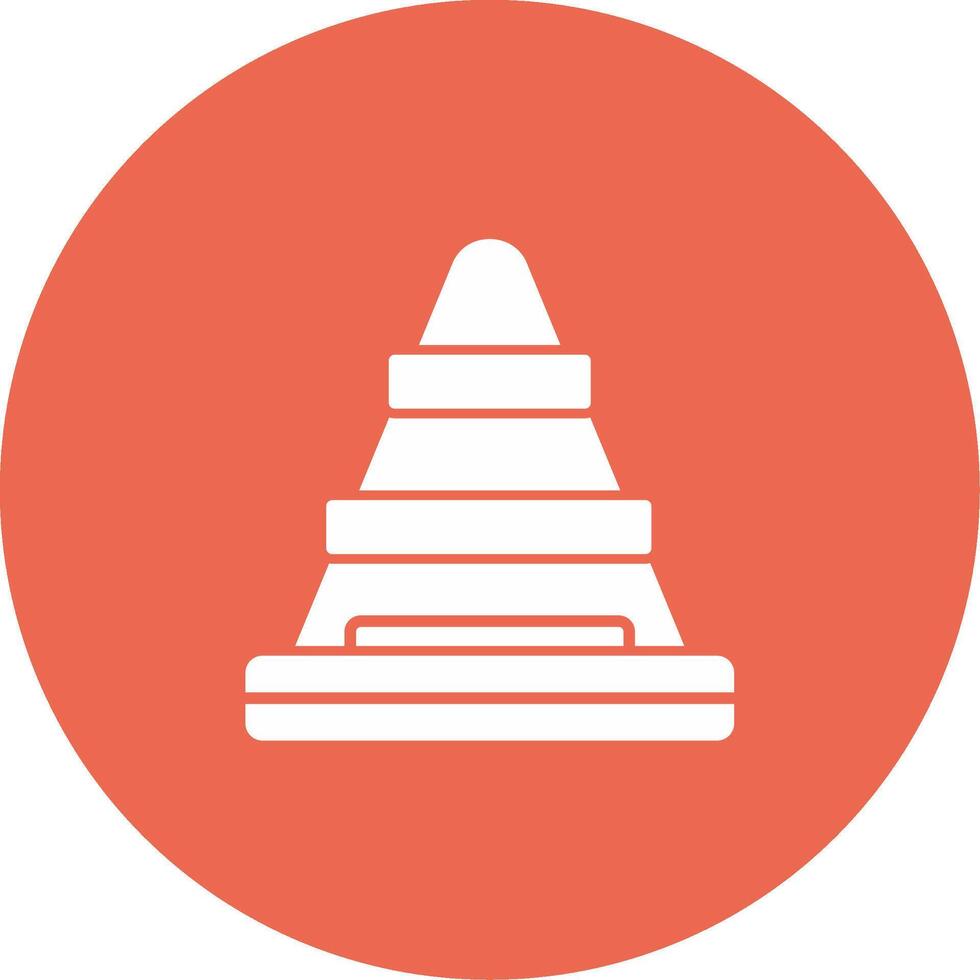 Traffic Cone Icon Design Symbol vector