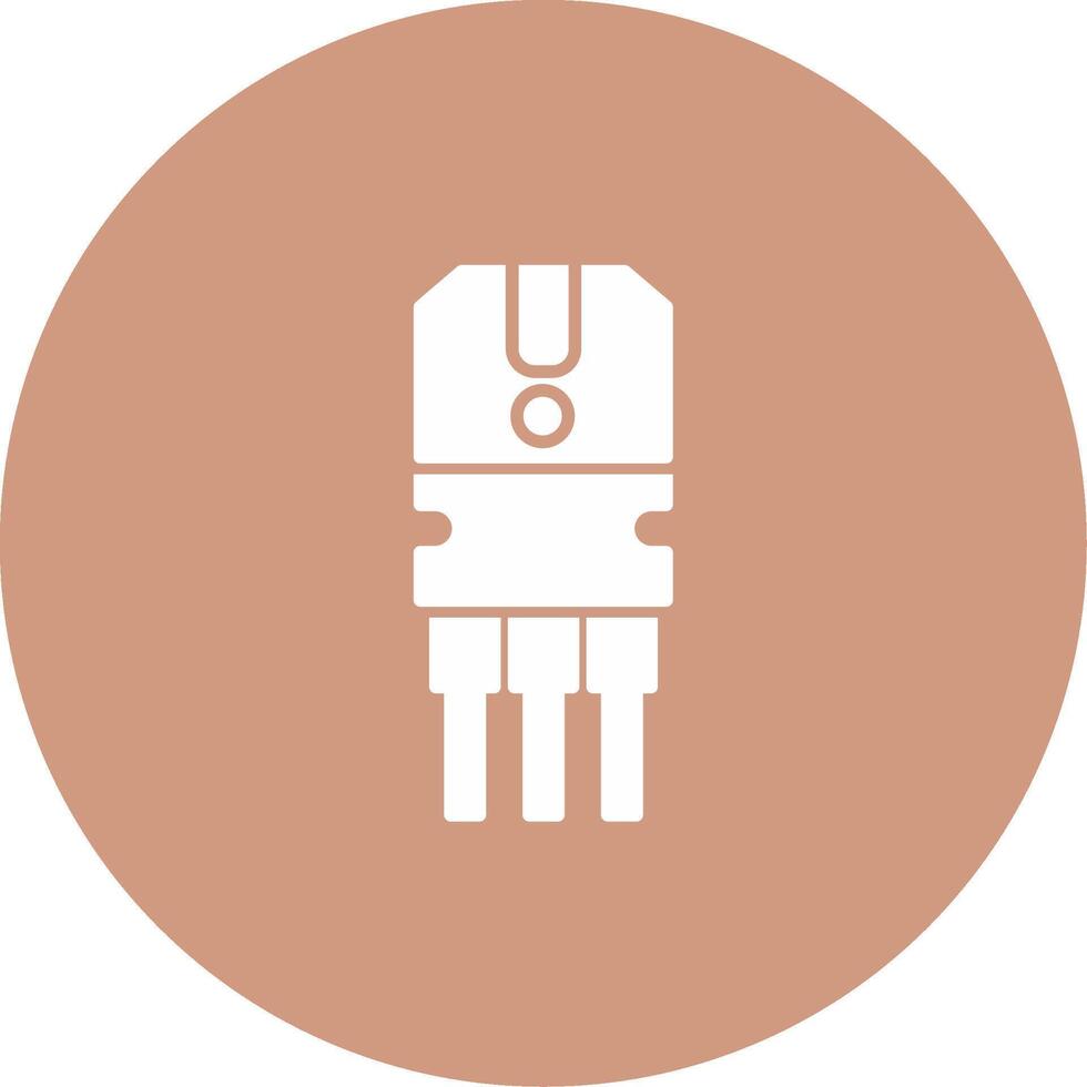 Transistor Icon Design Symbol vector