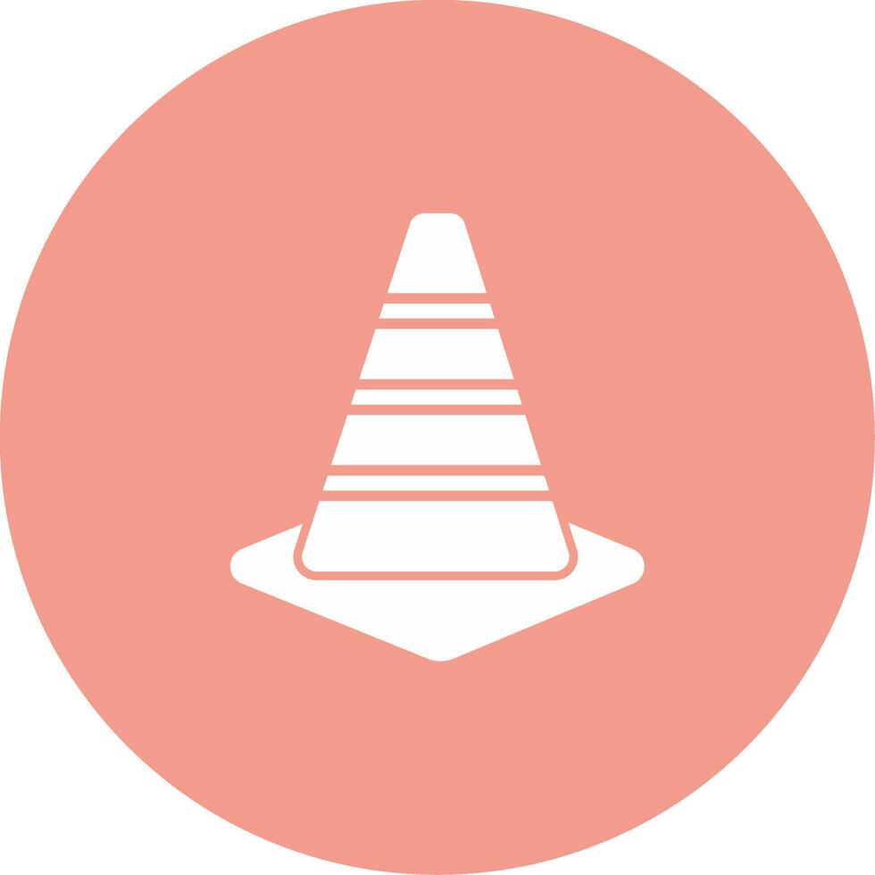 Traffic Cone Icon Design Symbol vector