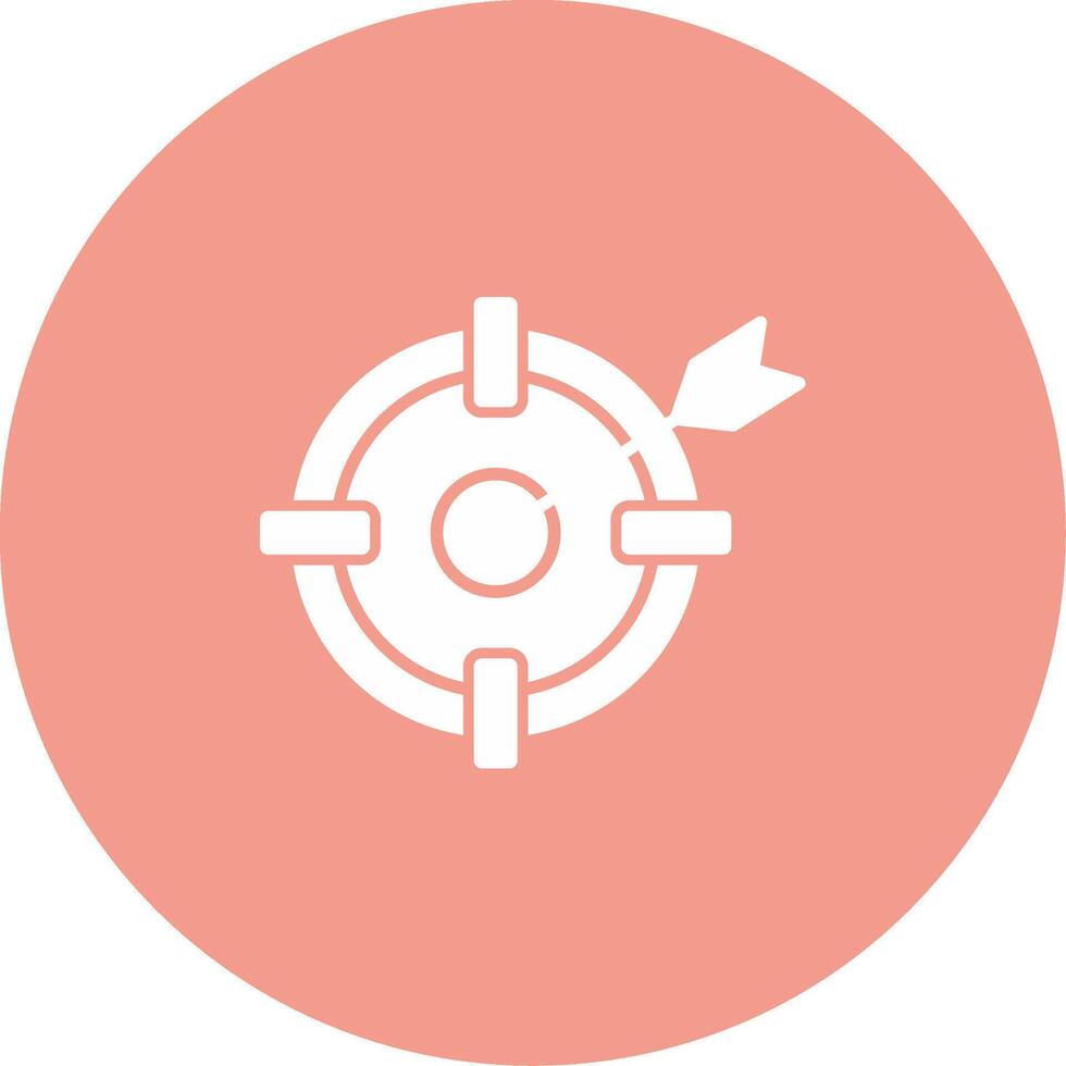 Target Icon Design Symbol vector