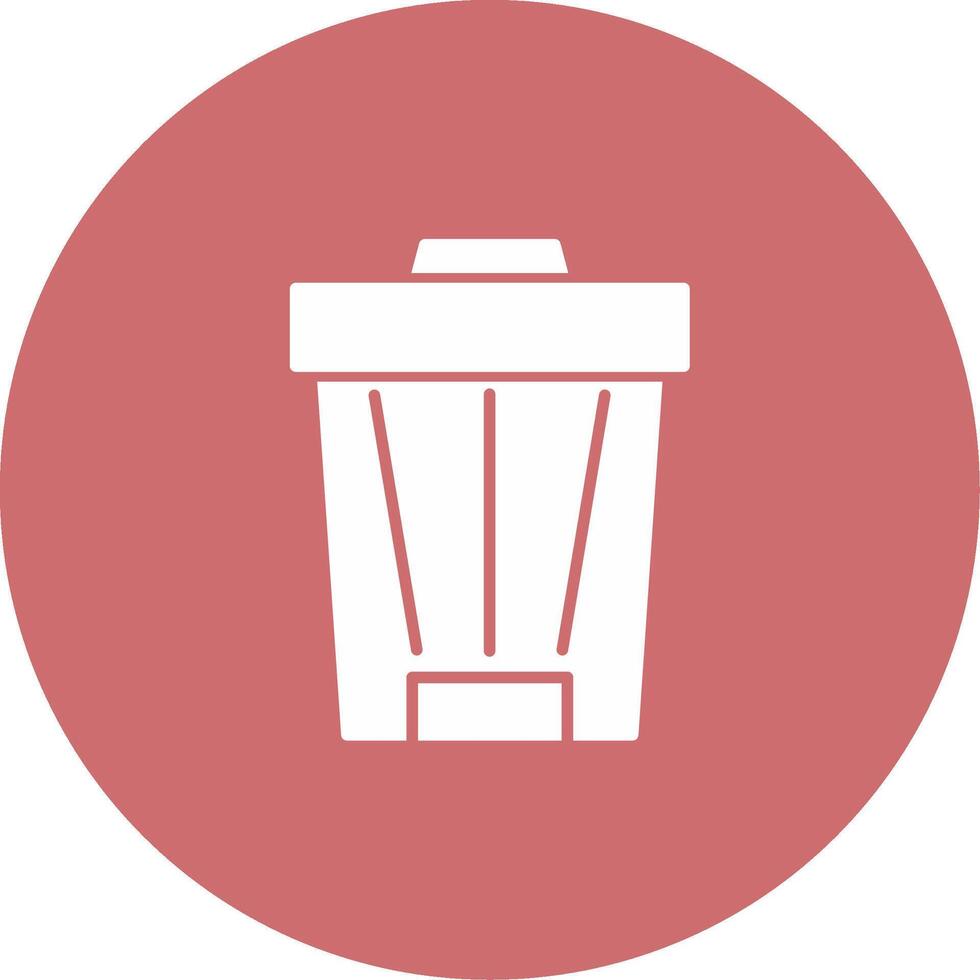 Trash Can Icon Design Symbol vector