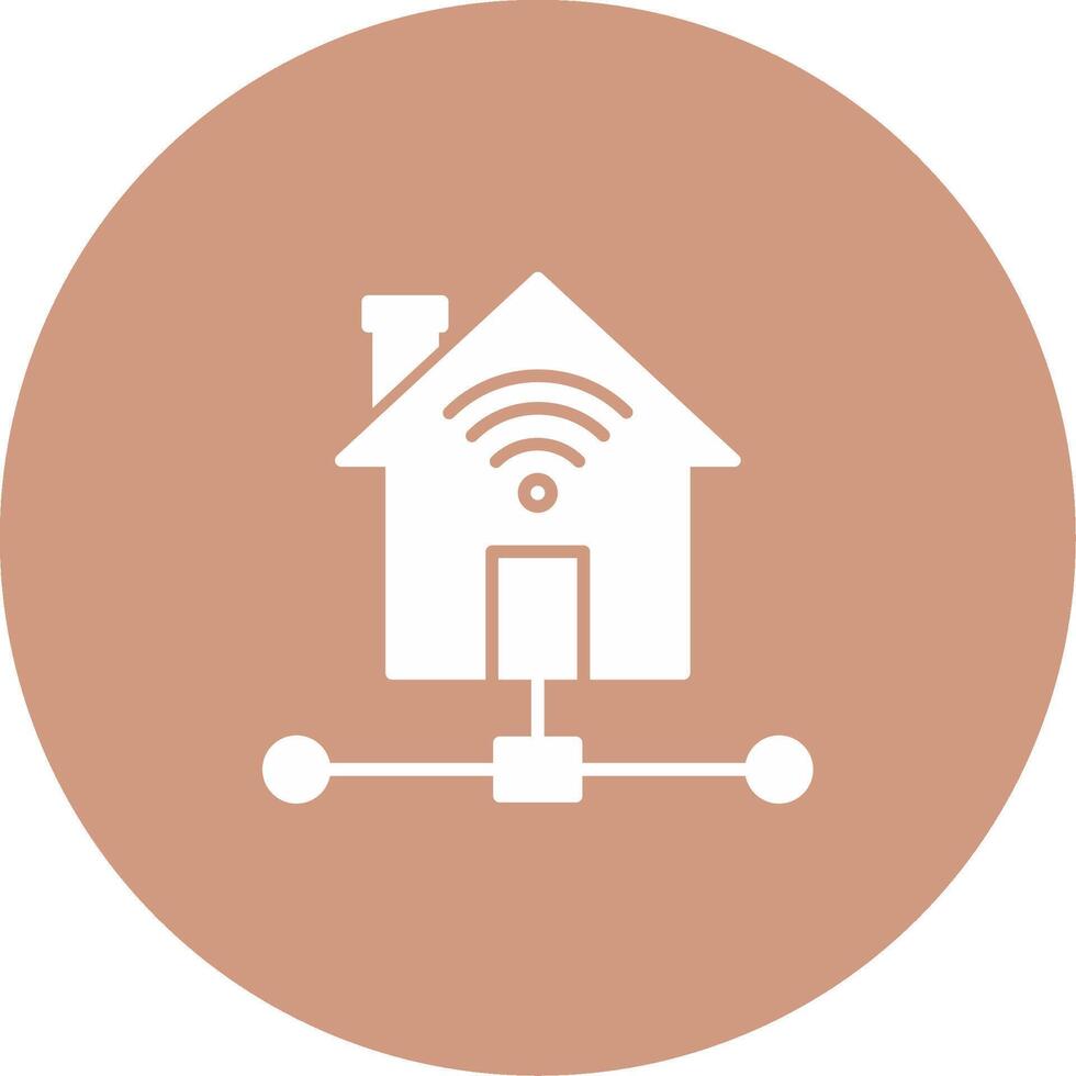 Smart Home Icon Design Symbol vector