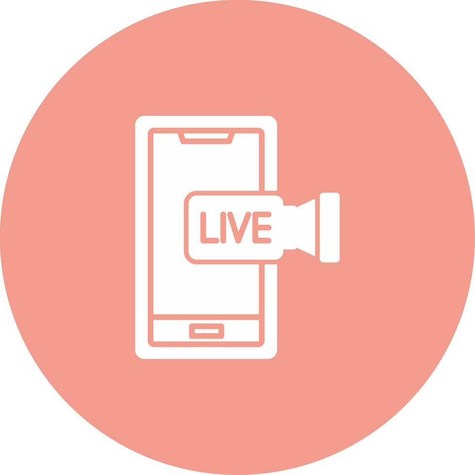 Streaming Icon Design Symbol vector