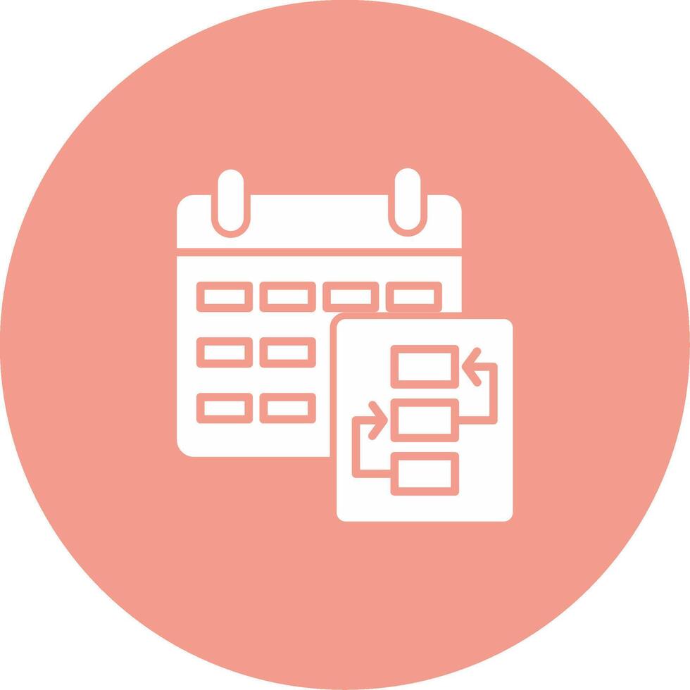 Plan Icon Design Symbol vector