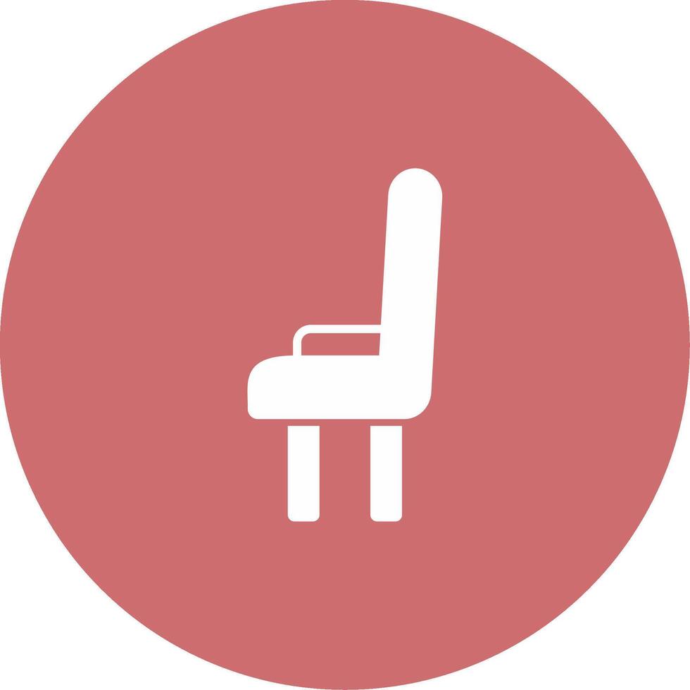 Dining Chair Icon Design Symbol vector