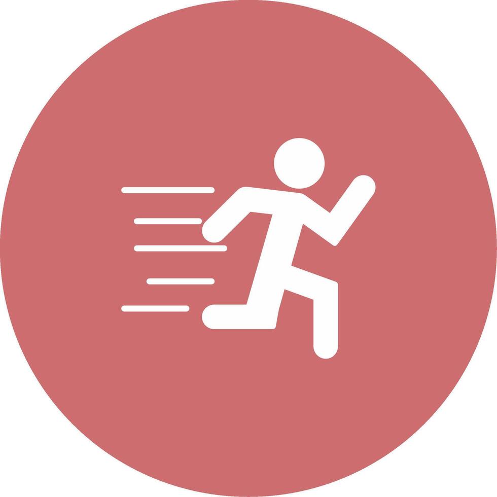 Running Icon Design Symbol vector