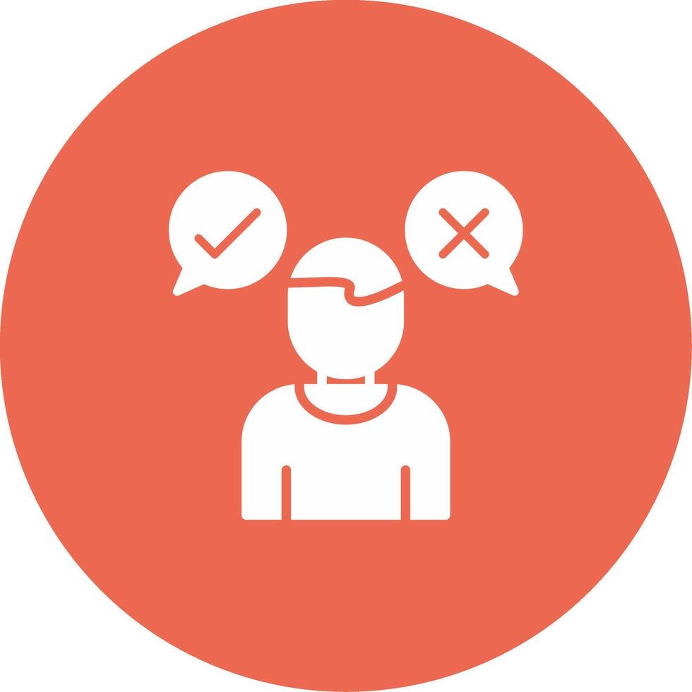 Decision Marker Icon Design Symbol vector