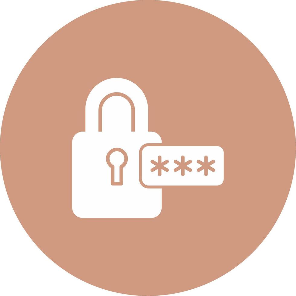 Password Icon Design Symbol vector