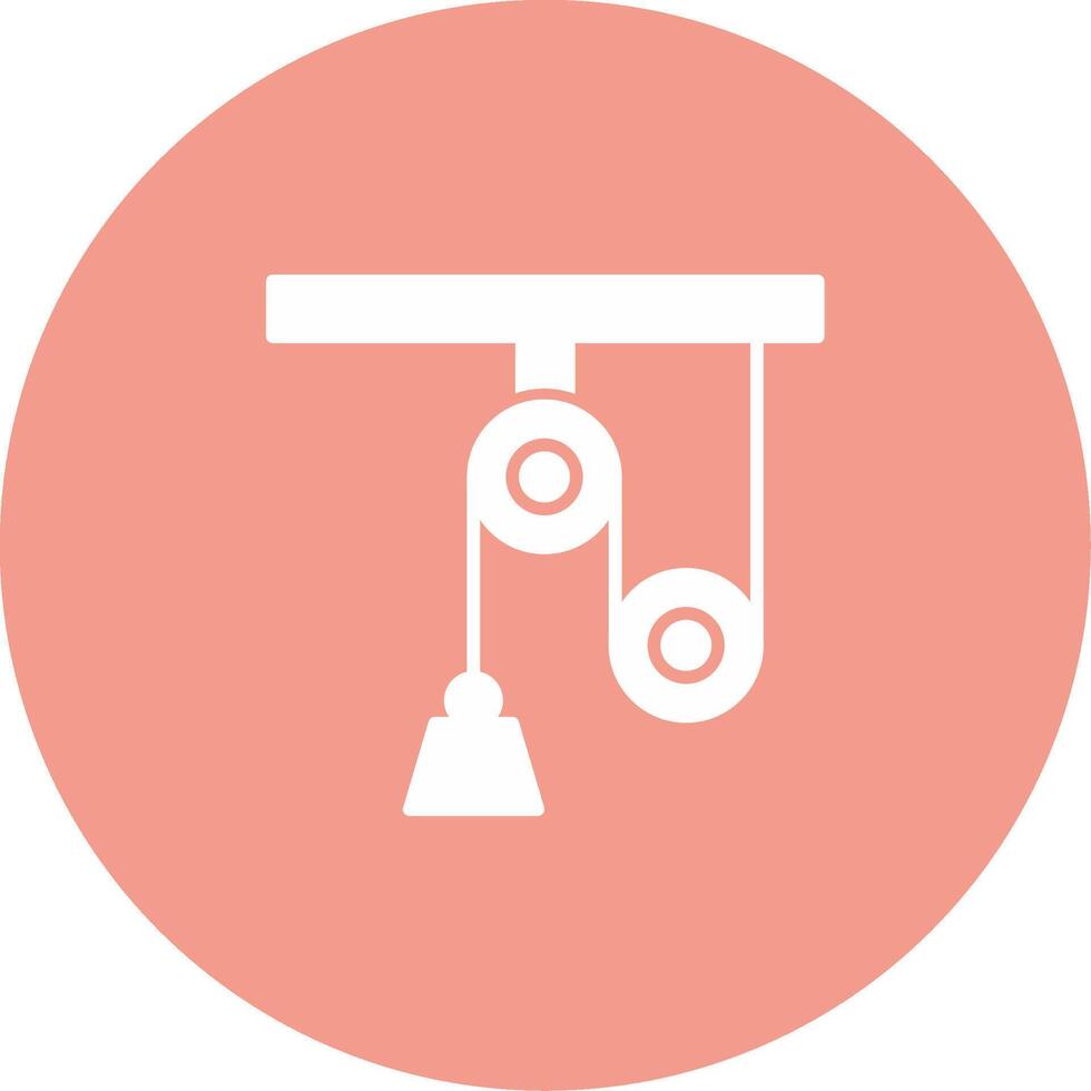 Pulley Icon Design Symbol vector
