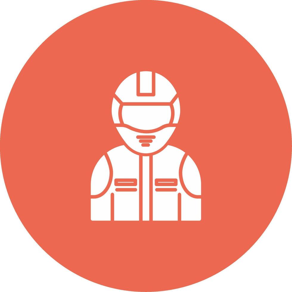 Racer Icon Design Symbol vector