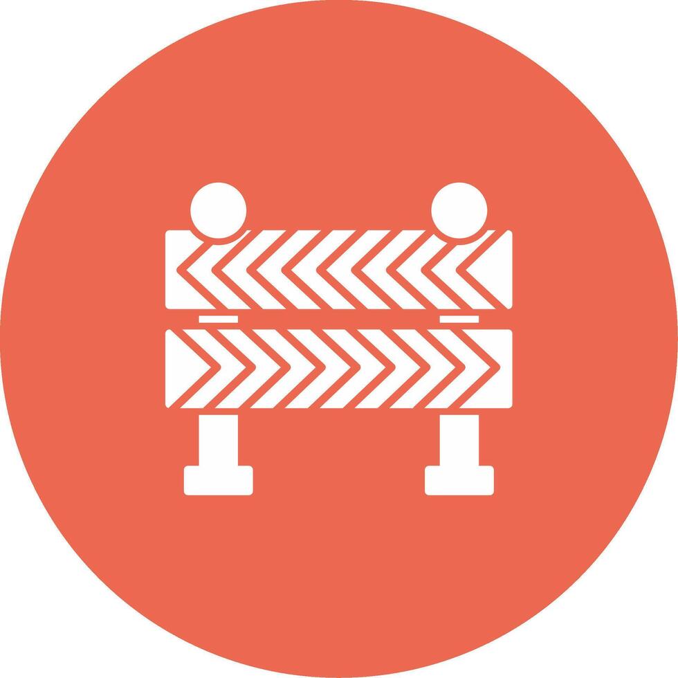 Road Barrier Icon Design Symbol vector