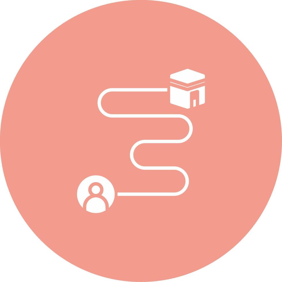 Route Icon Design Symbol vector