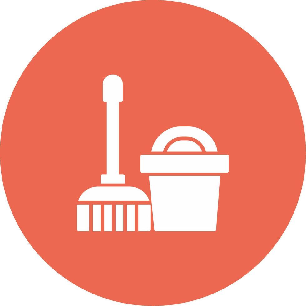 Mop Icon Design Symbol vector