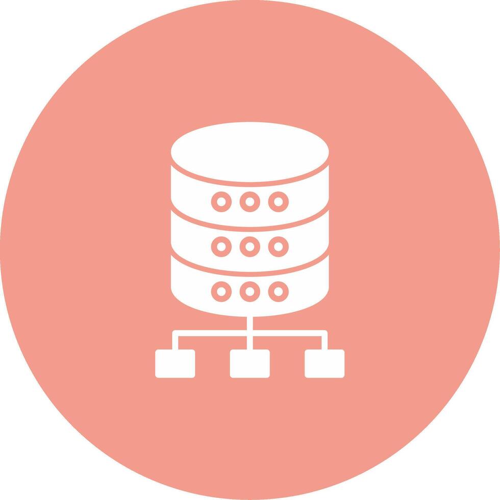 Database Icon Design Symbol vector