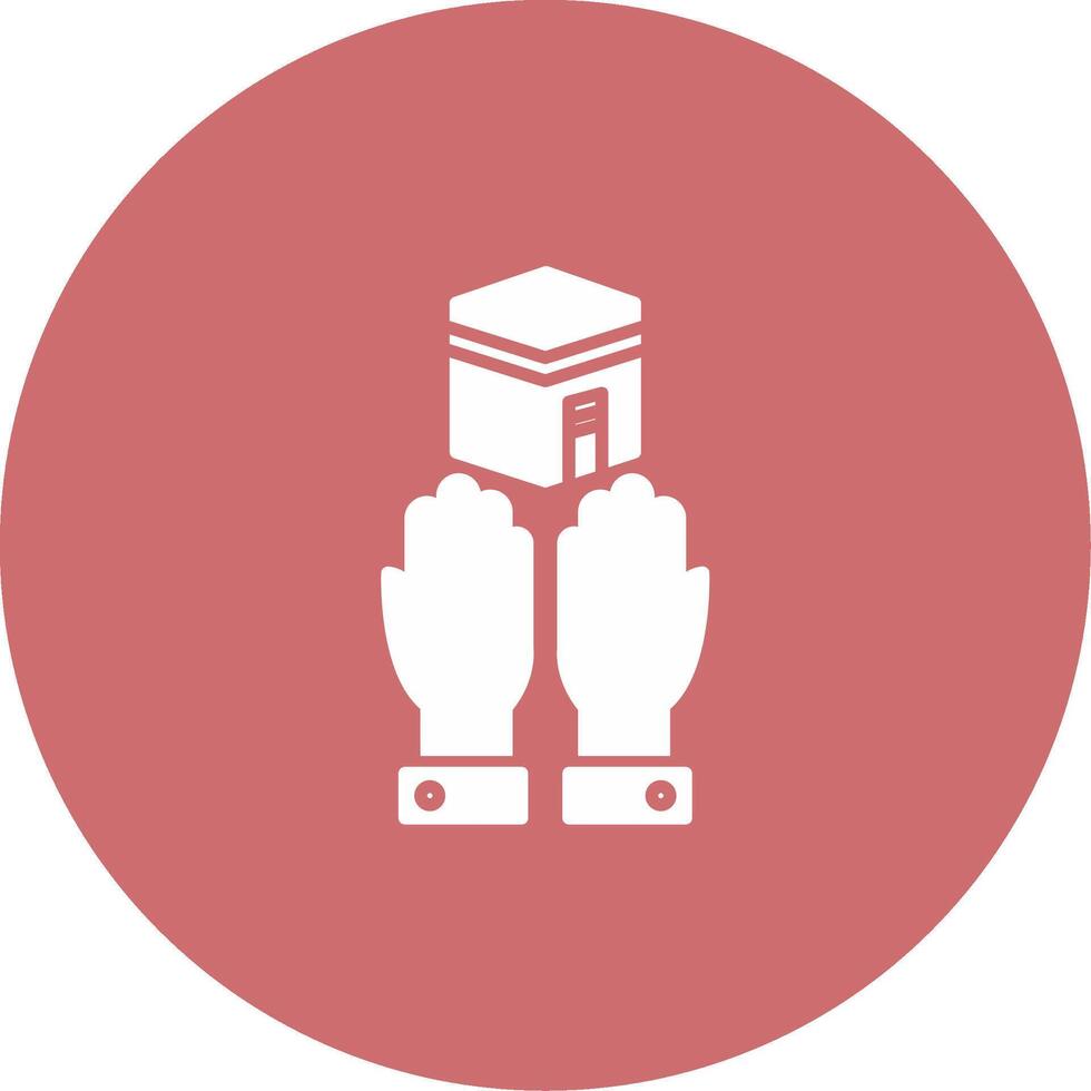 Prayer Icon Design Symbol vector