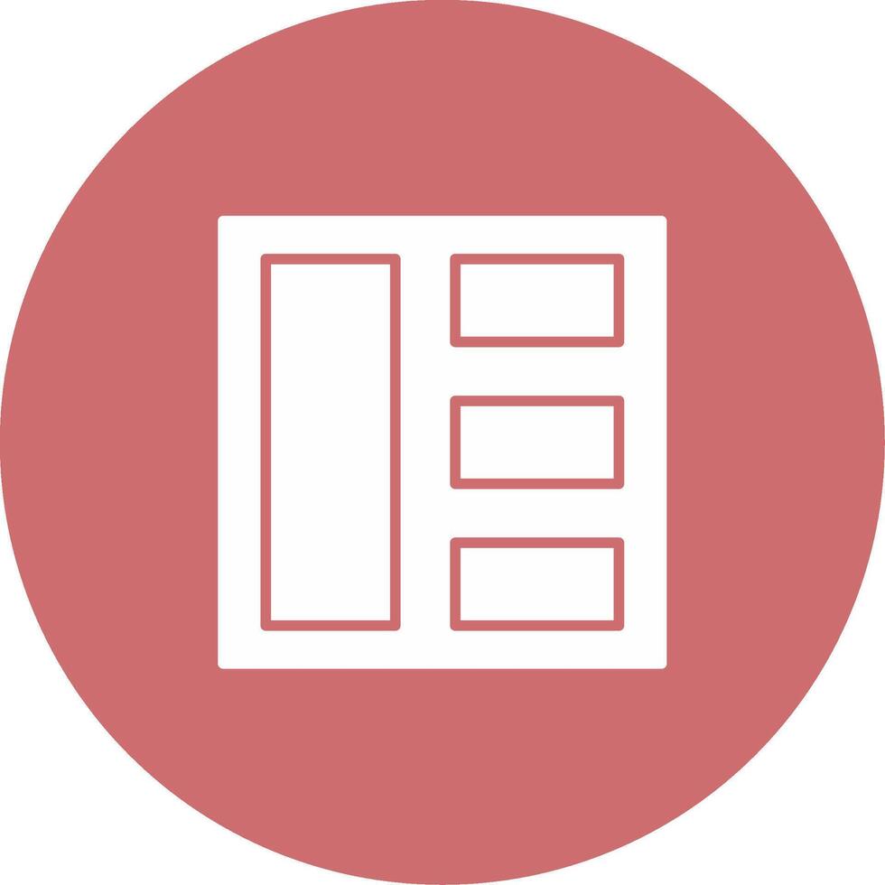 Grid Icon Design Symbol vector