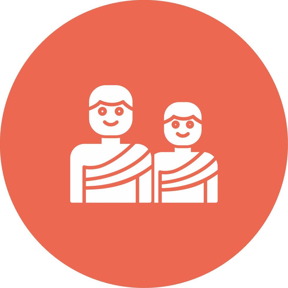 Pilgrims Icon Design Symbol vector