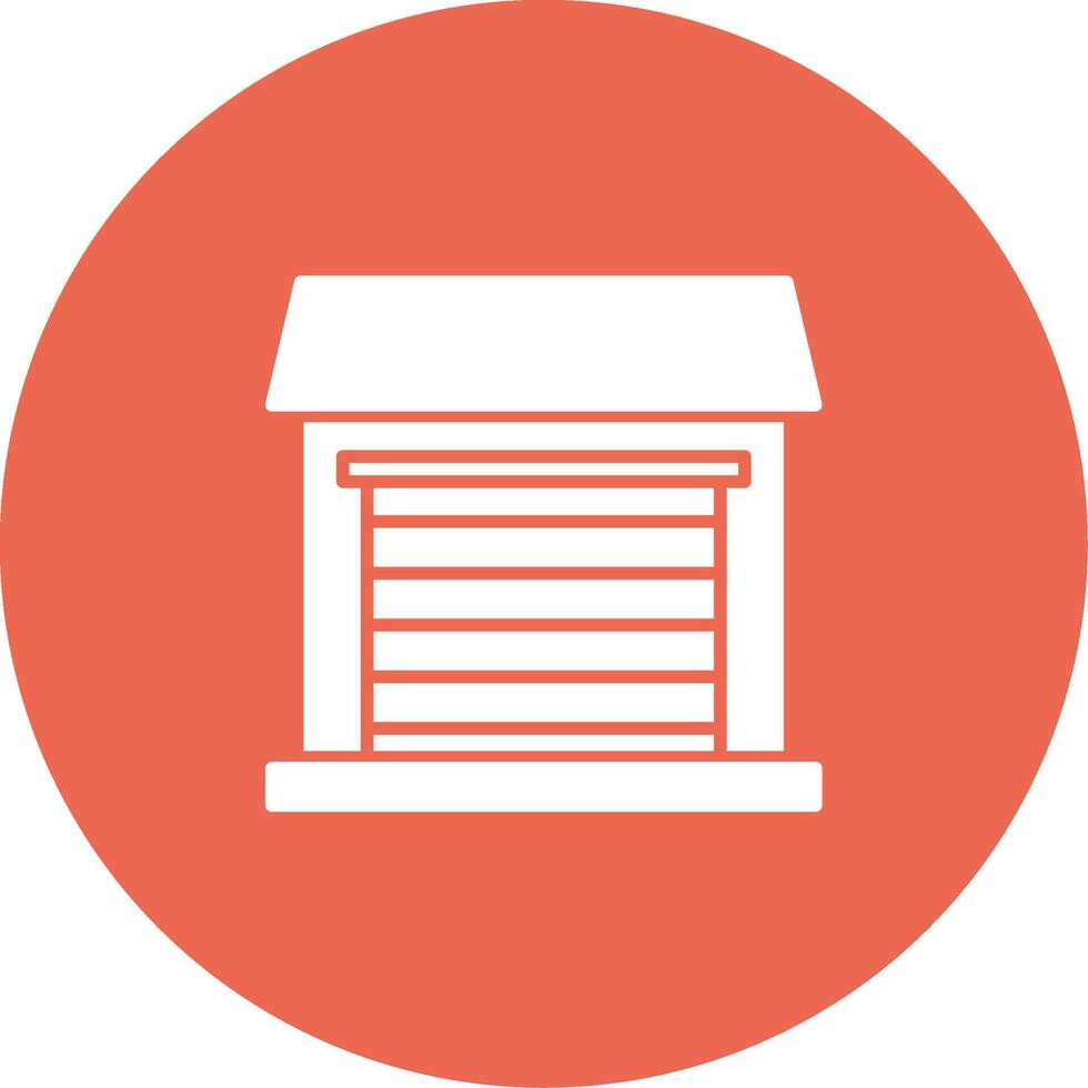 Garage Icon Design Symbol vector